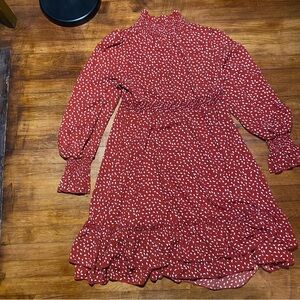 Red and white Dress Women’s medium